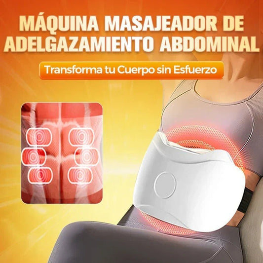 Masajeador Abdominal Eléctrico Inalámbrico – Quema Grasa, Reduce Hinchazón y Activa la Digestión Natural